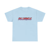 Palpable Retro Logo T-Shirt - 3D Red & Blue Graphic Tee