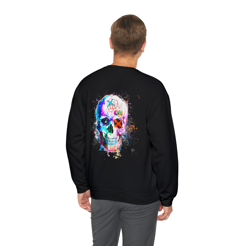 Minimalist Cross Skull Paul Parbelle Sweater