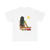 T-Shirt PAUL PARBELLE - Beach Vibes Jamaican Girl "Pull Up & Flex"