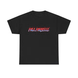 Palpable Retro Logo T-Shirt - 3D Red & Blue Graphic Tee