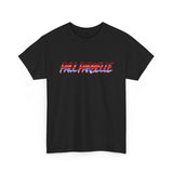 Palpable Retro Logo T-Shirt - 3D Red & Blue Graphic Tee